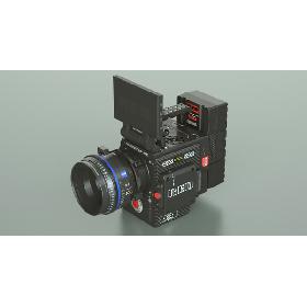 3D RED Weapon Monstro Cinema Camera model